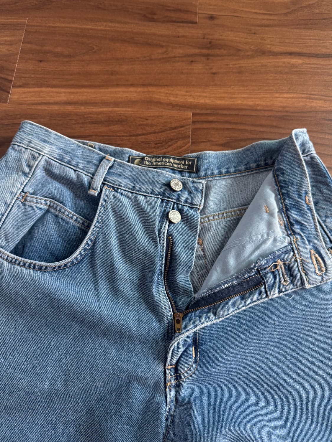 [32]칼하트 이큅먼트 재팬 릴렉스핏 워크 데님 팬츠 상품이미지2