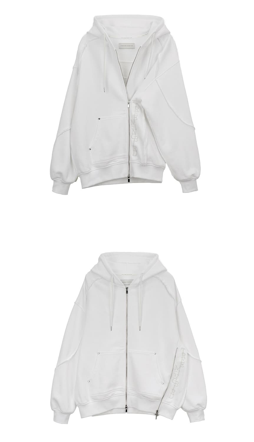 트리밍버드 zipper finishing hoodie zipup 후드집업 상품이미지3