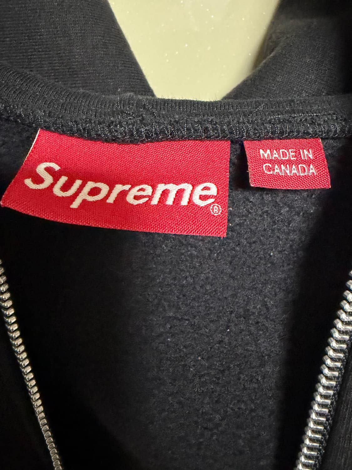 슈프림 S 로고 집업 후드 스위트셔츠 블랙 - 23fw 상품이미지2