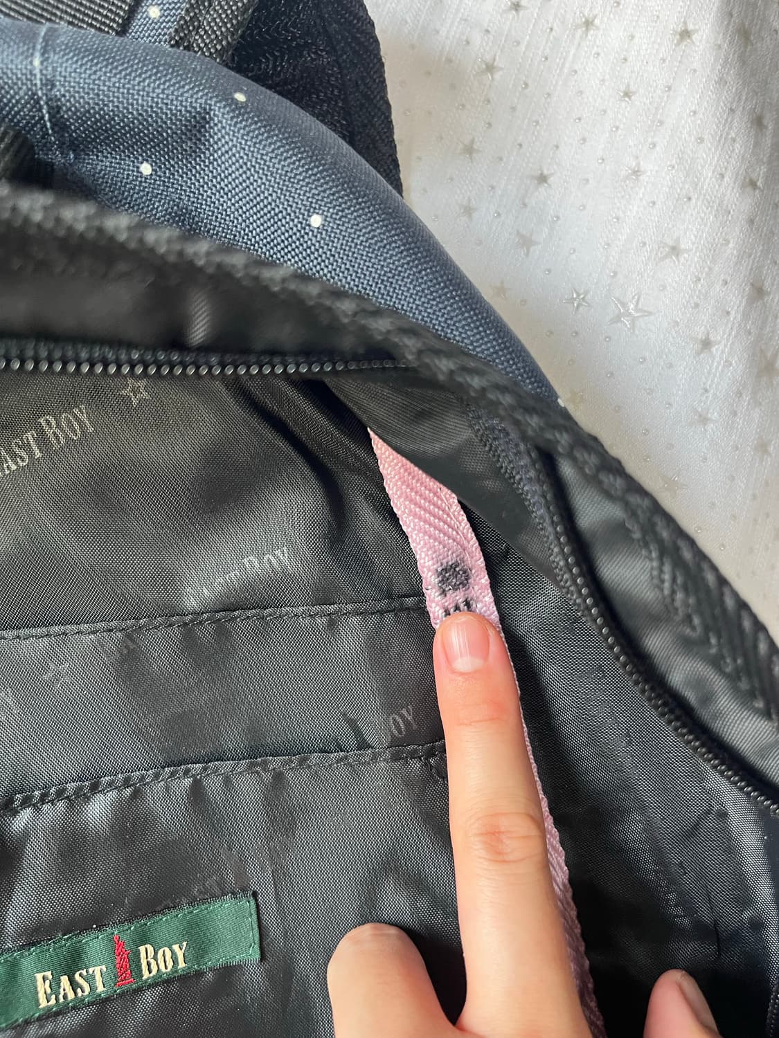 네이비 도트 백팩 🌀 상품이미지7