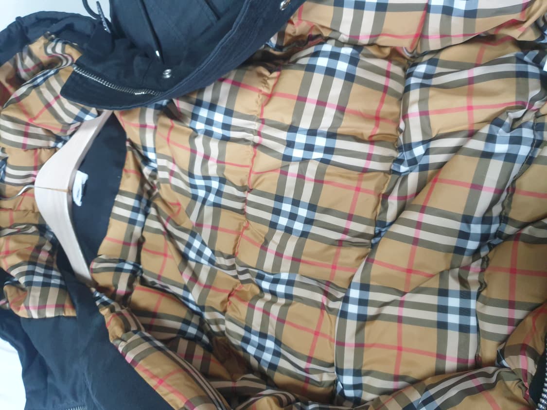 버버리 블랙 패딩 야상 점퍼 상품이미지6