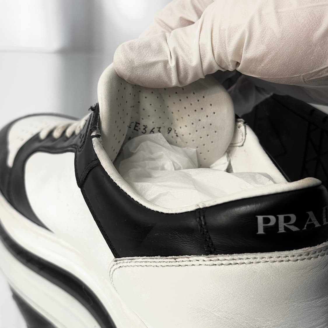 [정품] 프라다 범고래 다운타운 스니커즈 280 상품이미지6