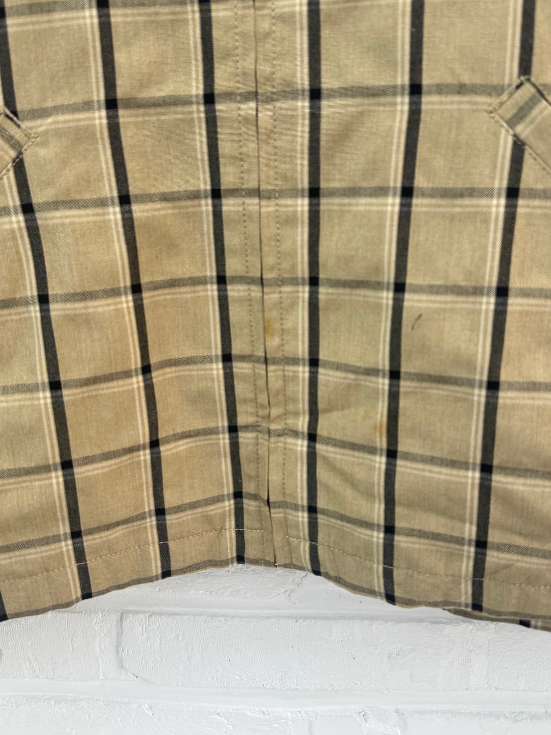 Urban collection 베이지 체크 알파카 자켓  상품이미지5