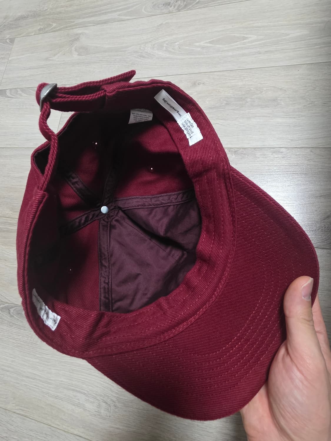 테프스토어즈 레드 볼캡 미듐사이즈 상품이미지2