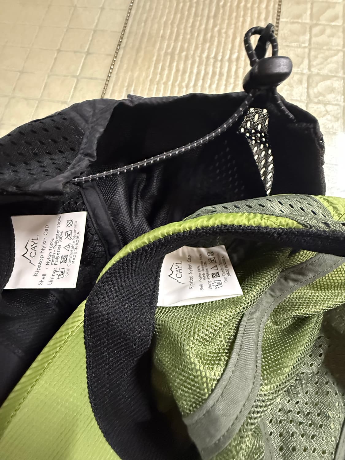 [os] cayl 케일 립스탑 나일론 캡 블랙 상품이미지3