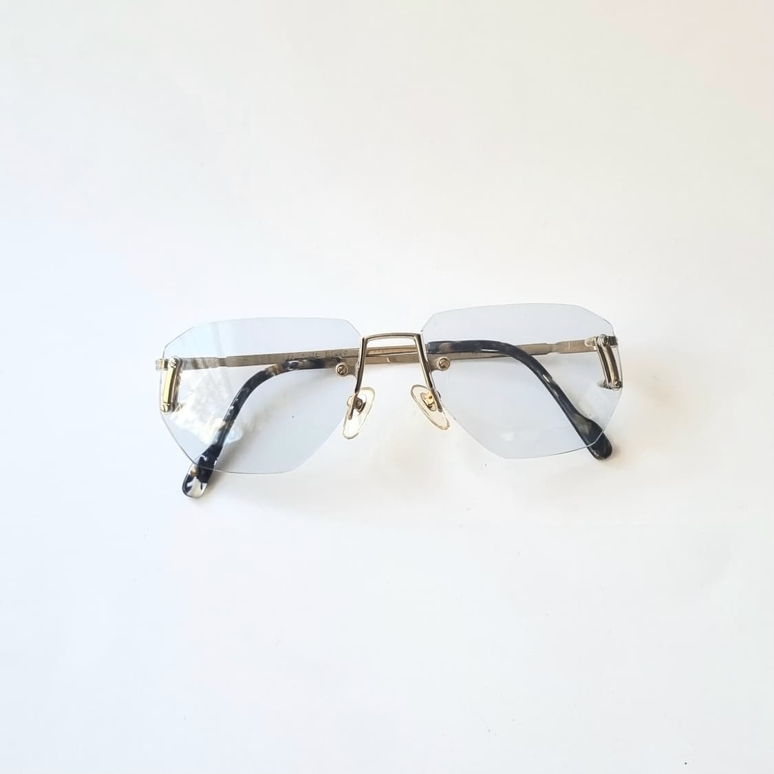 데드스탁 빈티지 무테 큰안구 안경테 1292 상품이미지9