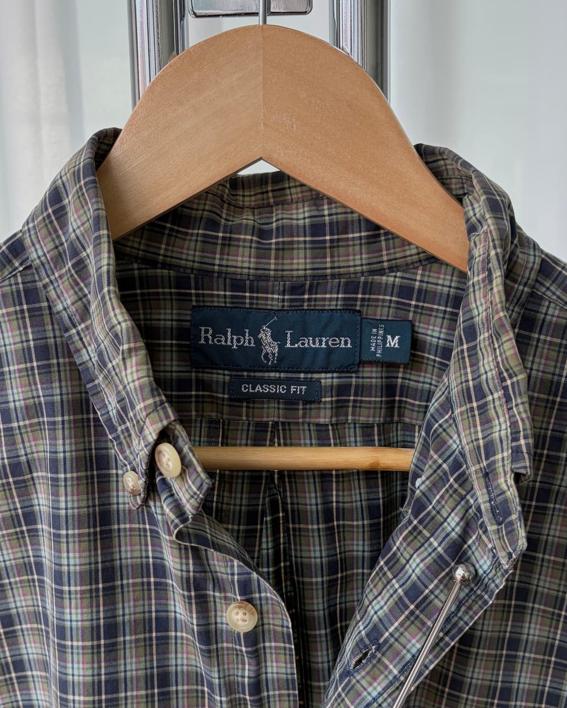 [M]폴로 랄프로렌 클래식핏 옥스포드 체크 셔츠 상품이미지7