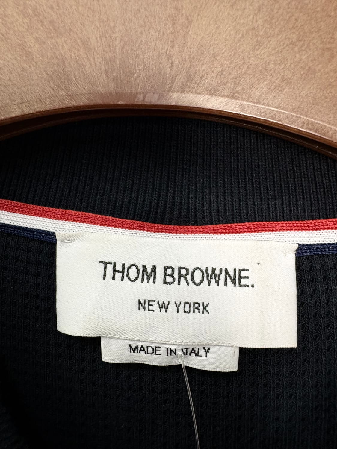 톰브라운 4바 와플 폴로 니트 카라티A3697 상품이미지8