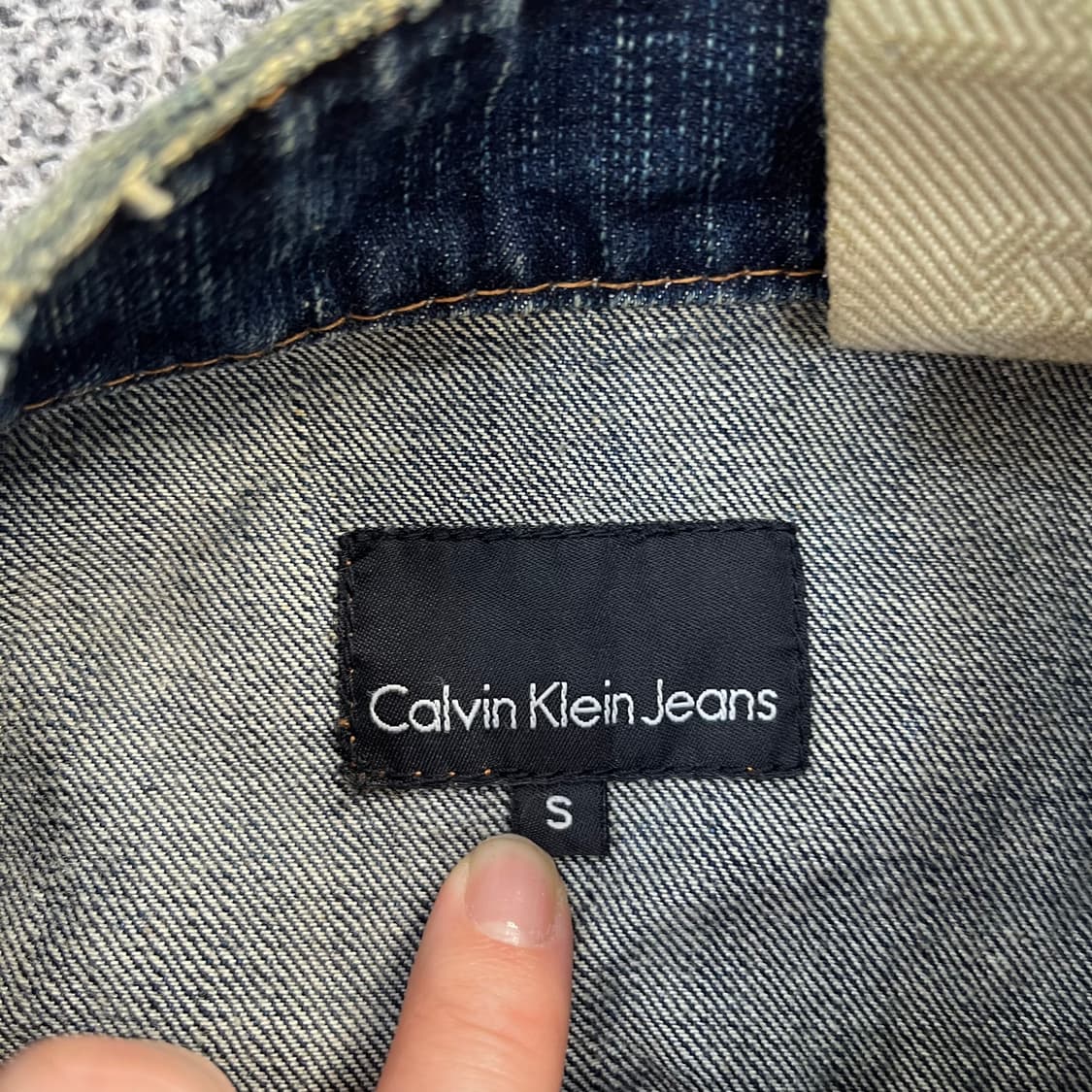 S 캘빈클라인 여성 데님 청자켓 0306M 상품이미지2