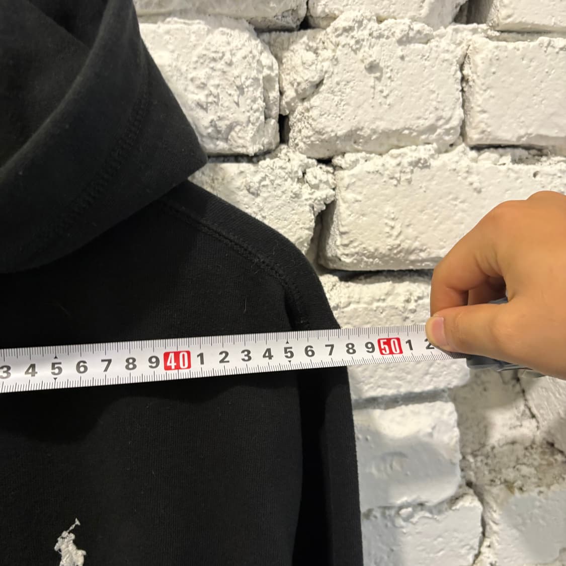 폴로 화이트 포니 빈티지 후드집업 상품이미지5