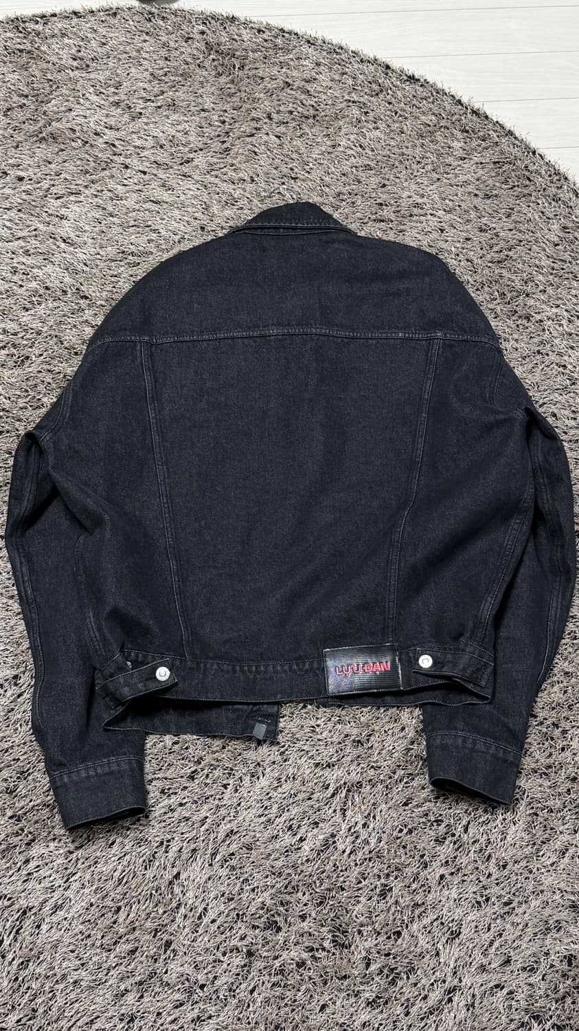 루단 데님자켓 블랙 L 사이즈 상품이미지2