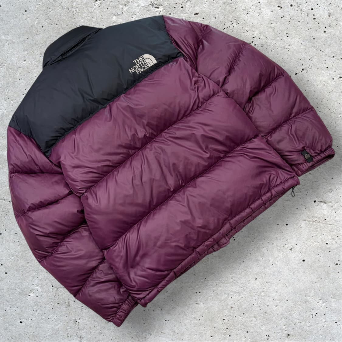 [90] 노스페이스 700 구스 눕시 패딩 퍼플 블랙 B430 상품이미지2