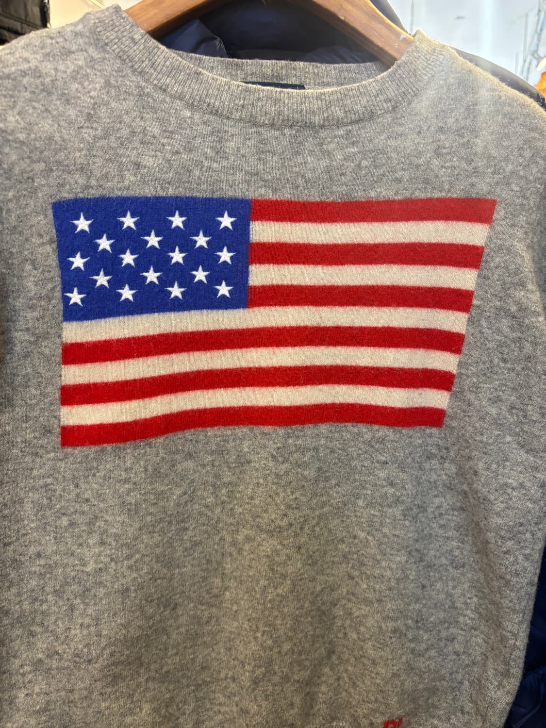 폴로 랄프로렌 성조기 울 니트 상품이미지8