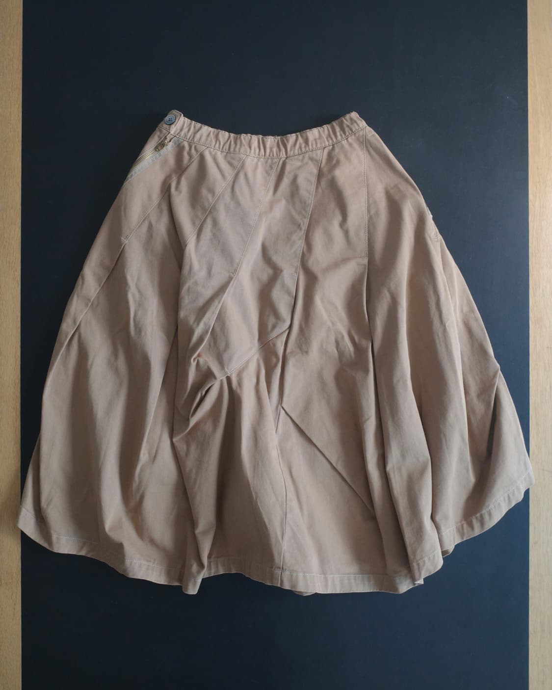 메르시보꾸 브라운 스커트 상품이미지2