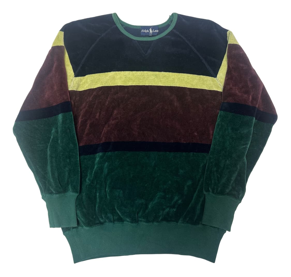 폴로 랄프로렌 일본판 벨벳맨투맨 M 상품이미지1