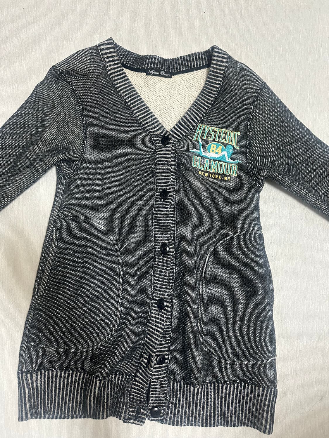 Hysteric Glamour 차콜 가디건 상품이미지1