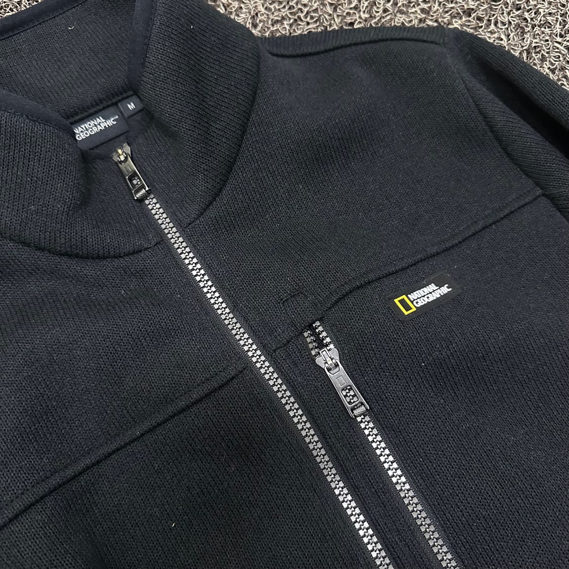 내셔널지오그래픽 기모 후리스 집업 자켓 블랙 M 상품이미지3