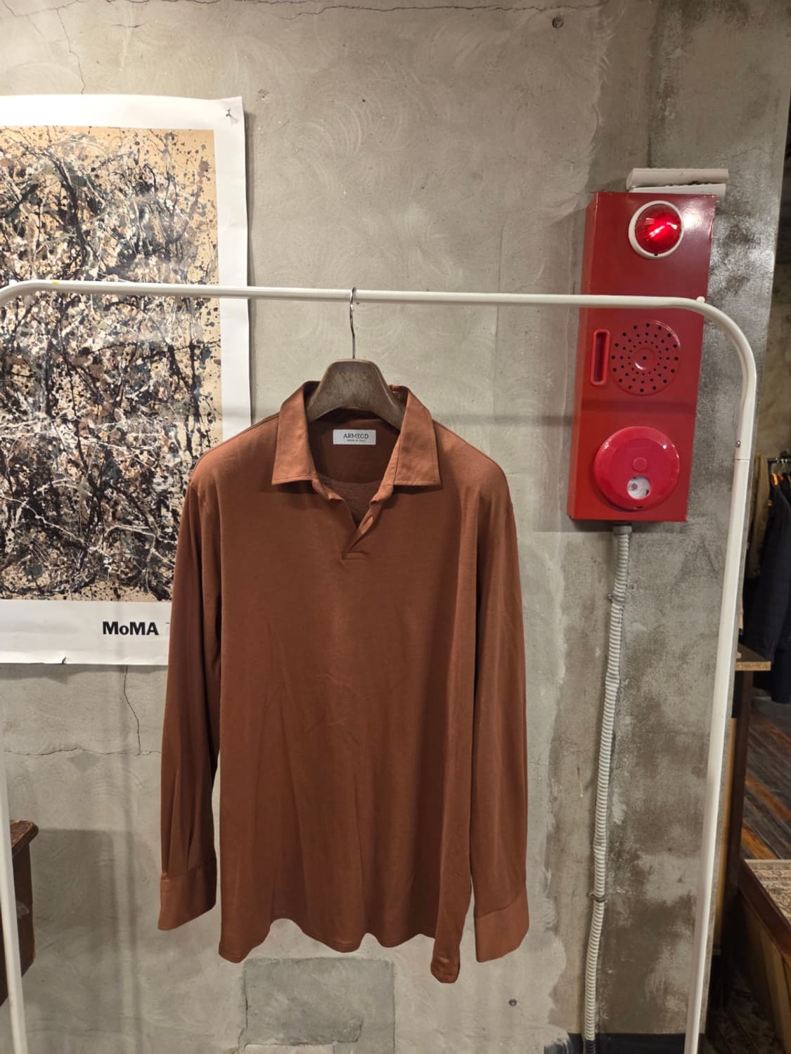 ARMEO.D 오픈칼라넥 티셔츠  상품이미지10