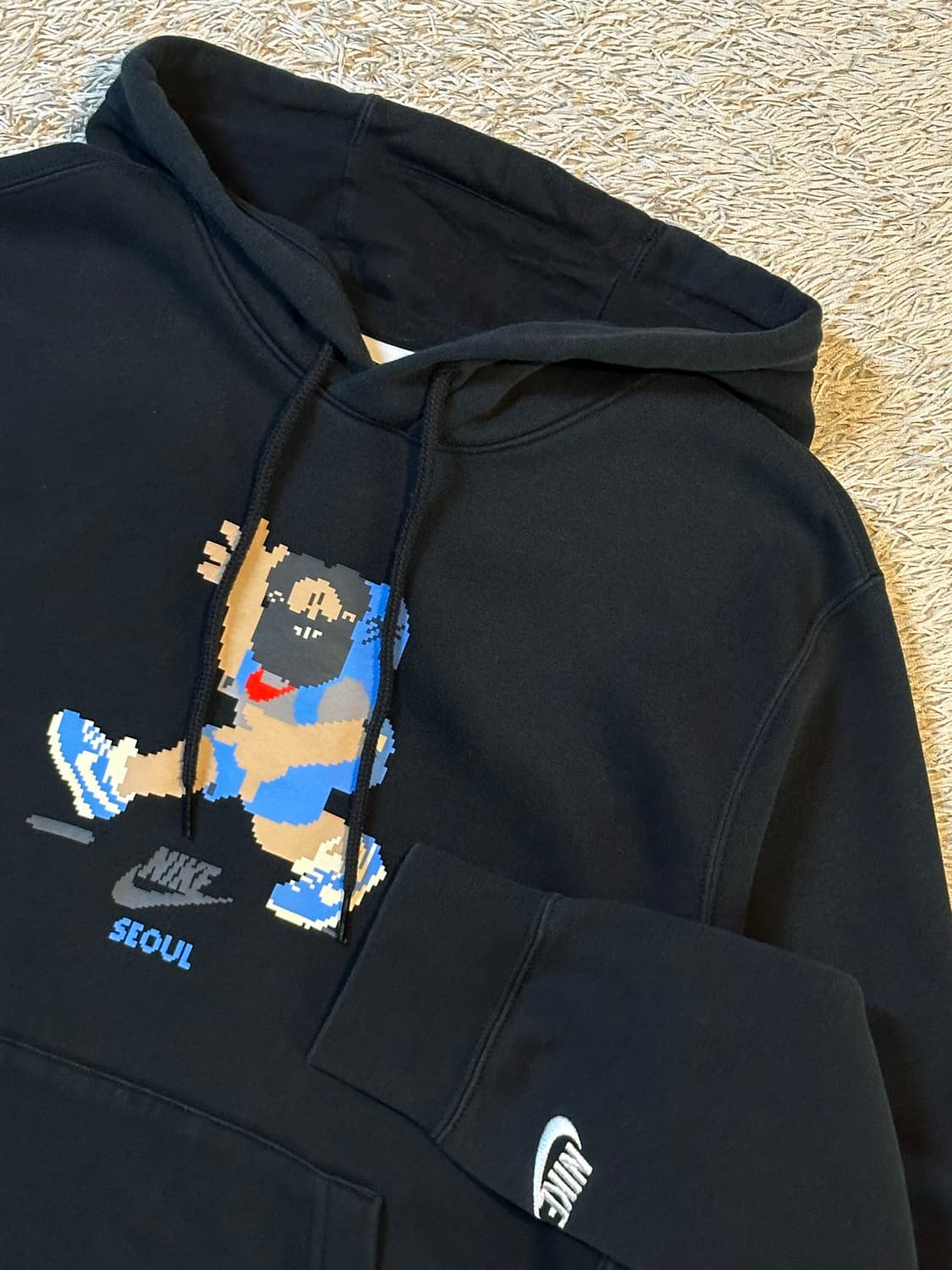 나이키 신형 퓨추라 서울 기모 후드티 블랙 상품이미지2