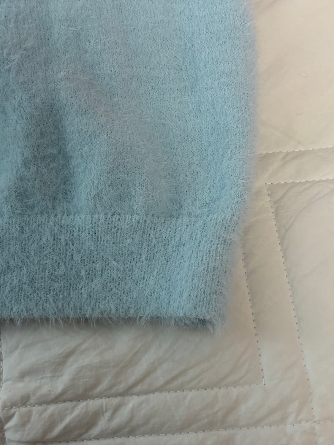 LEBANE 르베인 | 스카이블루 반팔 니트 상품이미지5