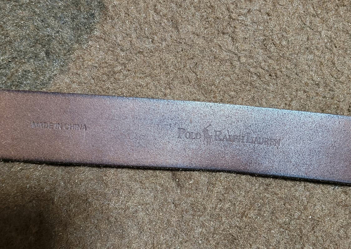 폴로 랄프로렌 남성용 브라운 가죽 벨트(115*4) 상품이미지7