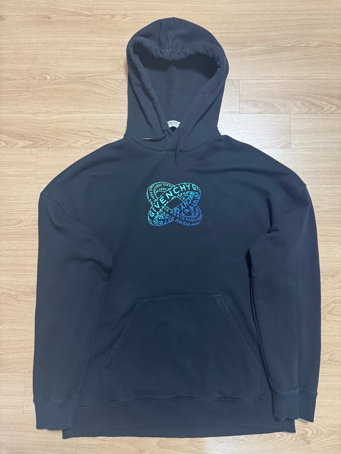 지방시 스페이스 로고 후드 XL 상품이미지1