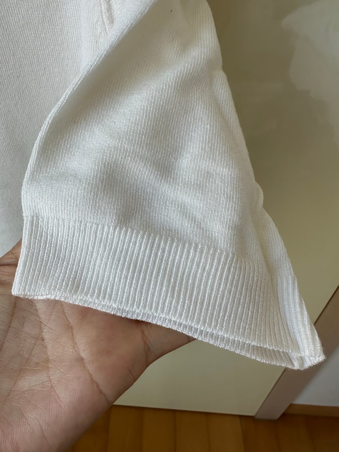 자라 니트 반팔 블랙/화이트 상품이미지7