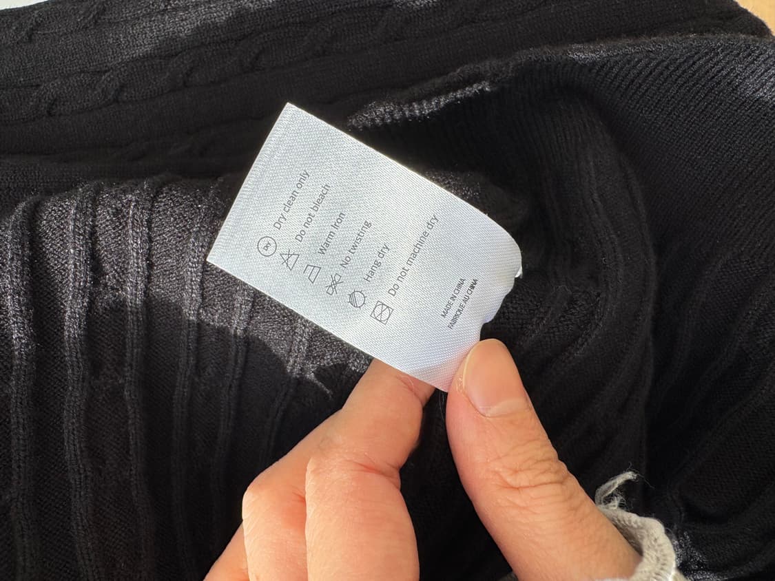 마일드마켓 하우스 소프트 넥 가디건 블랙 상품이미지6