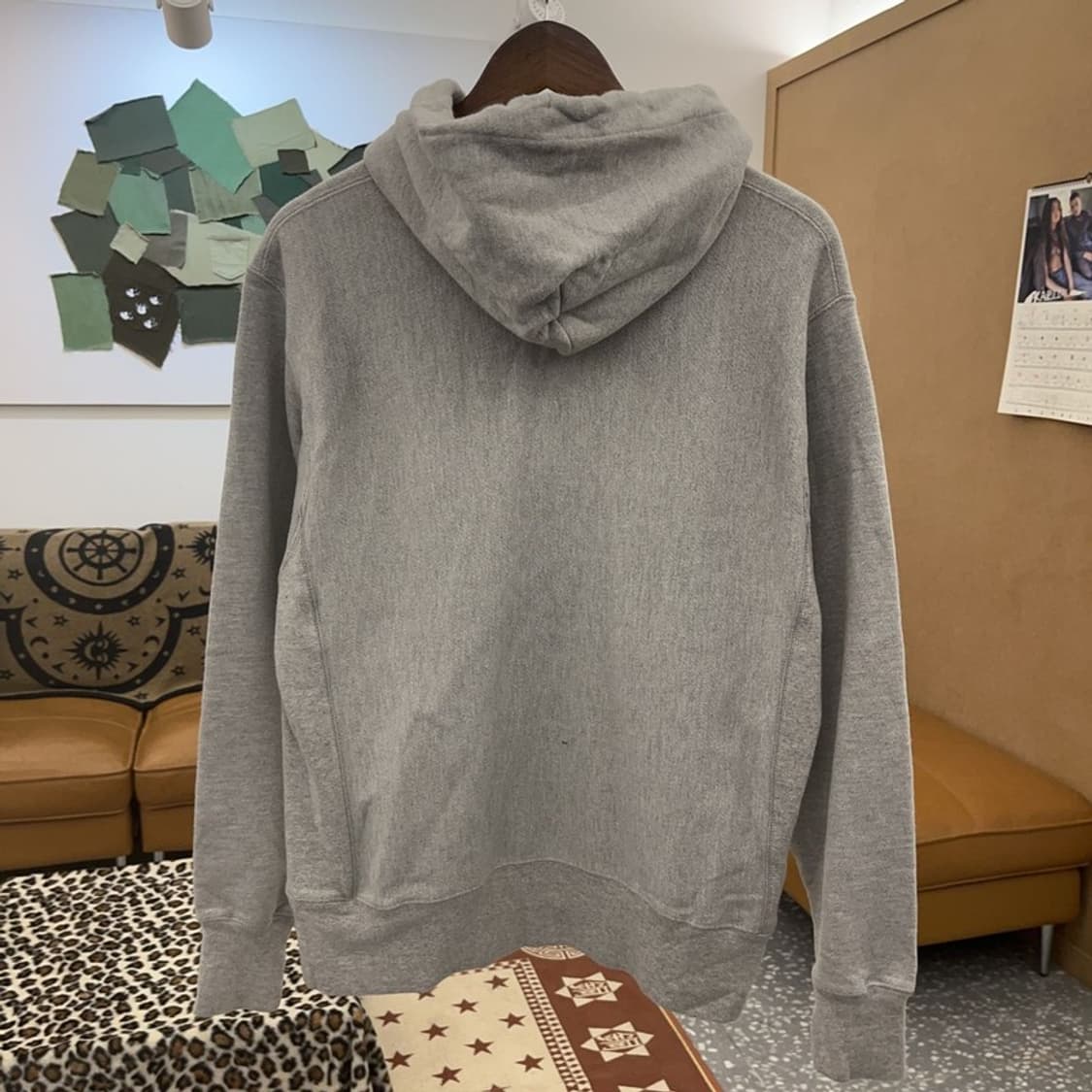 챔피온 리버스위브 빈티지 캐주얼 약기모 후드티 M C09006 상품이미지4