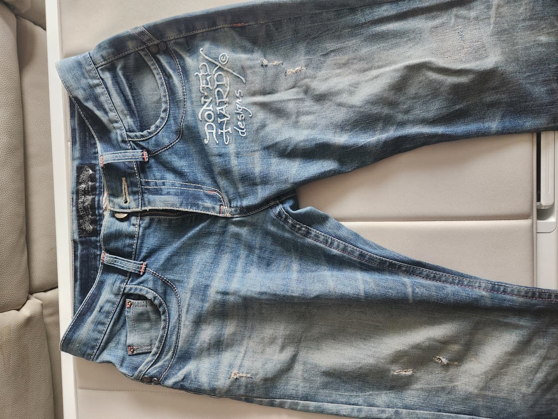 에드하디 x 레드페퍼 y2k 데님팬츠 상품이미지2