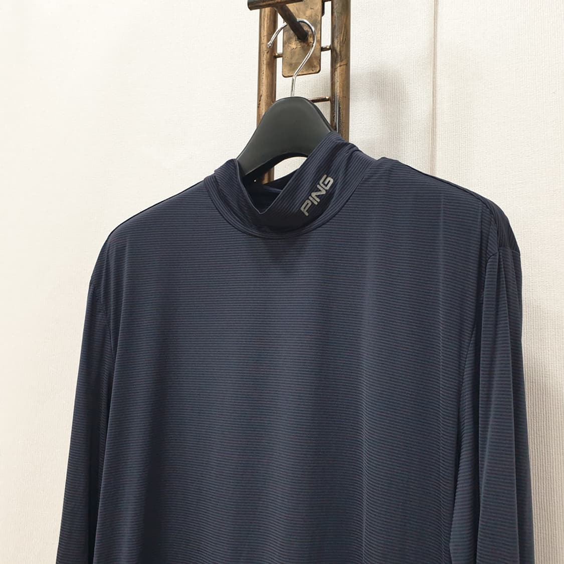 핑 스트라이프 베이스 레이어 티셔츠 100 상품이미지3