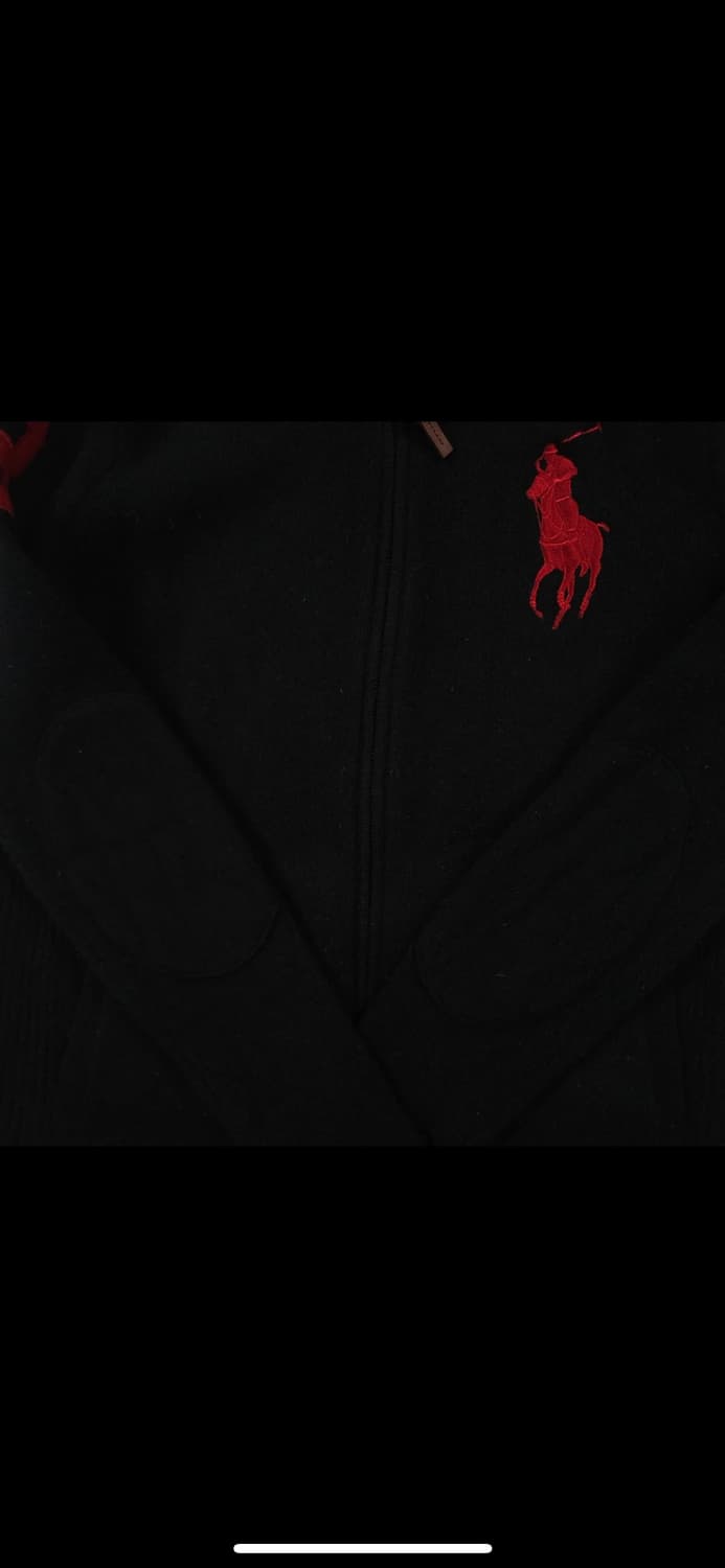 폴로 랄프로렌 빅포니 집업니트 블랙 S 90 상품이미지8