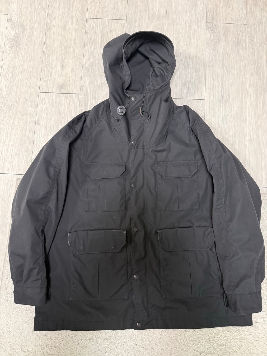 (M)노스페이스 퍼플라벨 마운틴 파카 윈드브레이커 블랙 상품이미지1