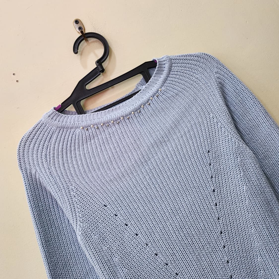 [90] RYAN NEW YORK 리안뉴욕 니트 원피스 (라이트블루) 상품이미지2