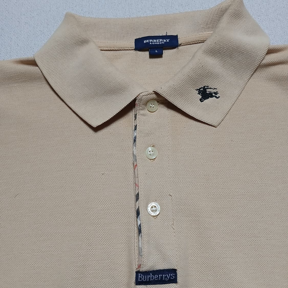 BURBERRY 버버리 빈티지 반팔 카라티 상품이미지6