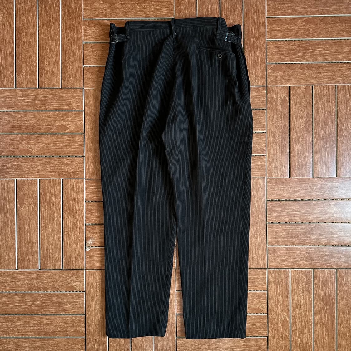 ~80‘s Euro pin striped dress work pants 상품이미지2