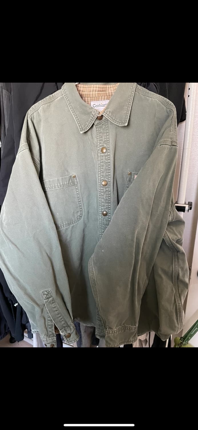 칼하트 빈티지 셔츠 자켓 2xl 상품이미지3