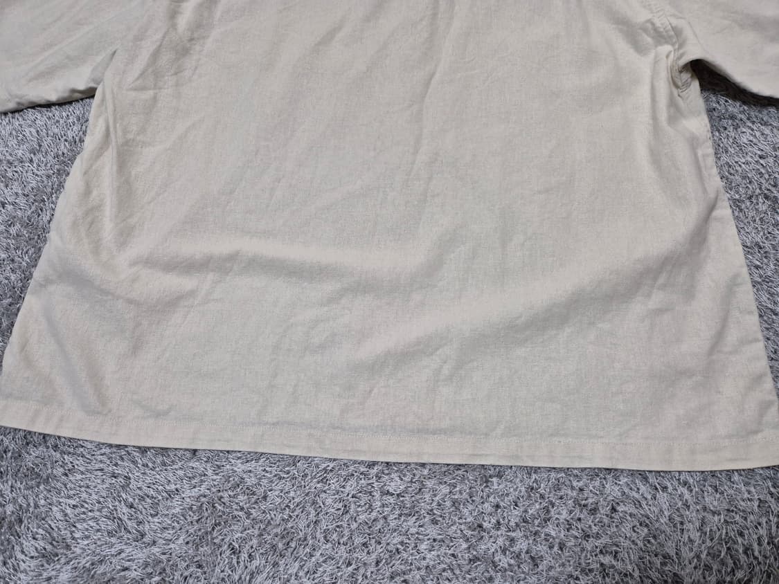 커버낫 남성 린넨 반팔 카라 셔츠 M 상품이미지6