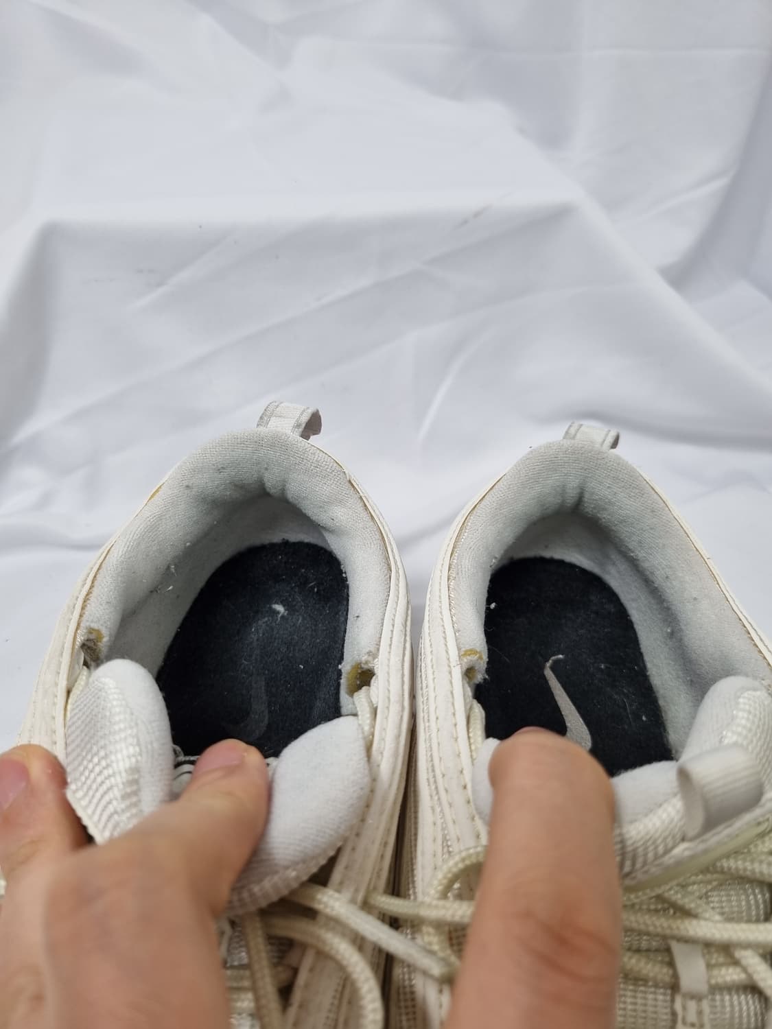 250 나이키 에어맥스 97 실버 화이트 스니커즈 상품이미지7