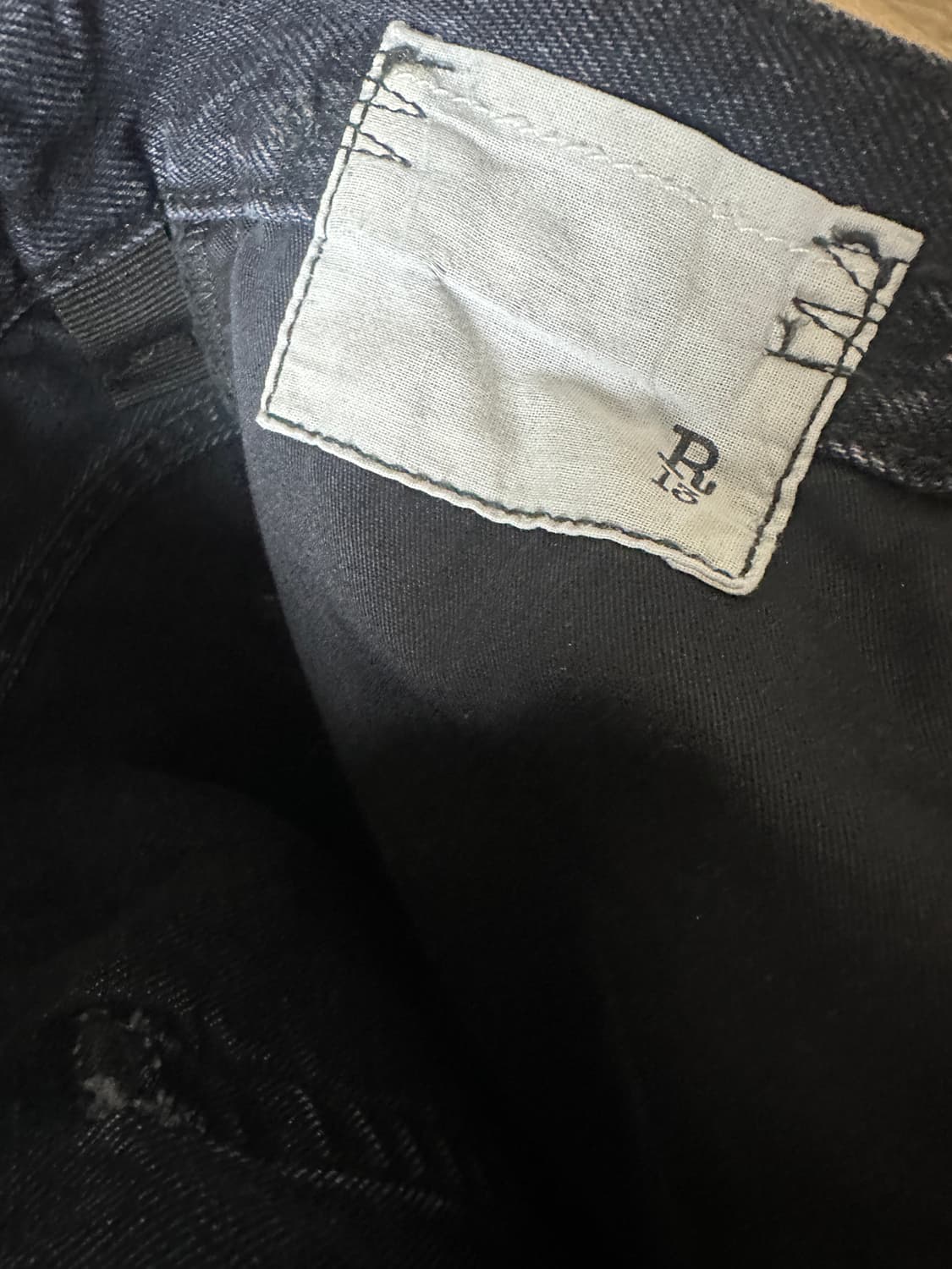 R13 흑청 데님 30 상품이미지9