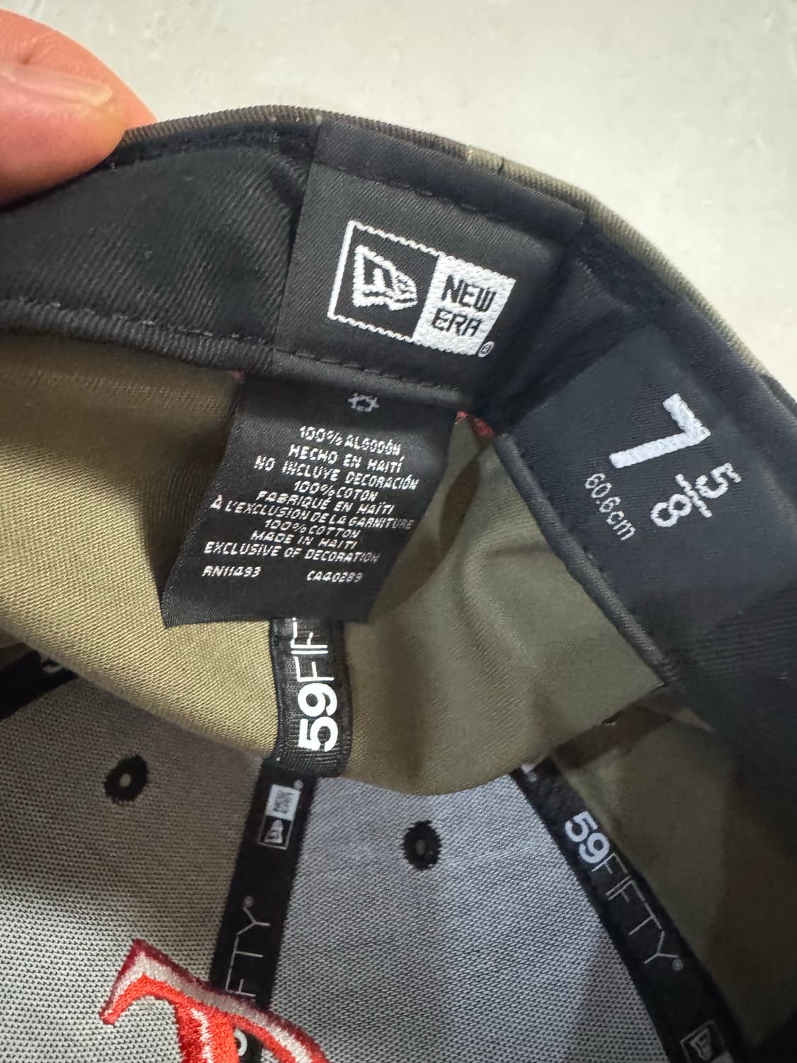 뉴에라 한화이글스 카모 캡 5/8 미시착 처분  상품이미지3