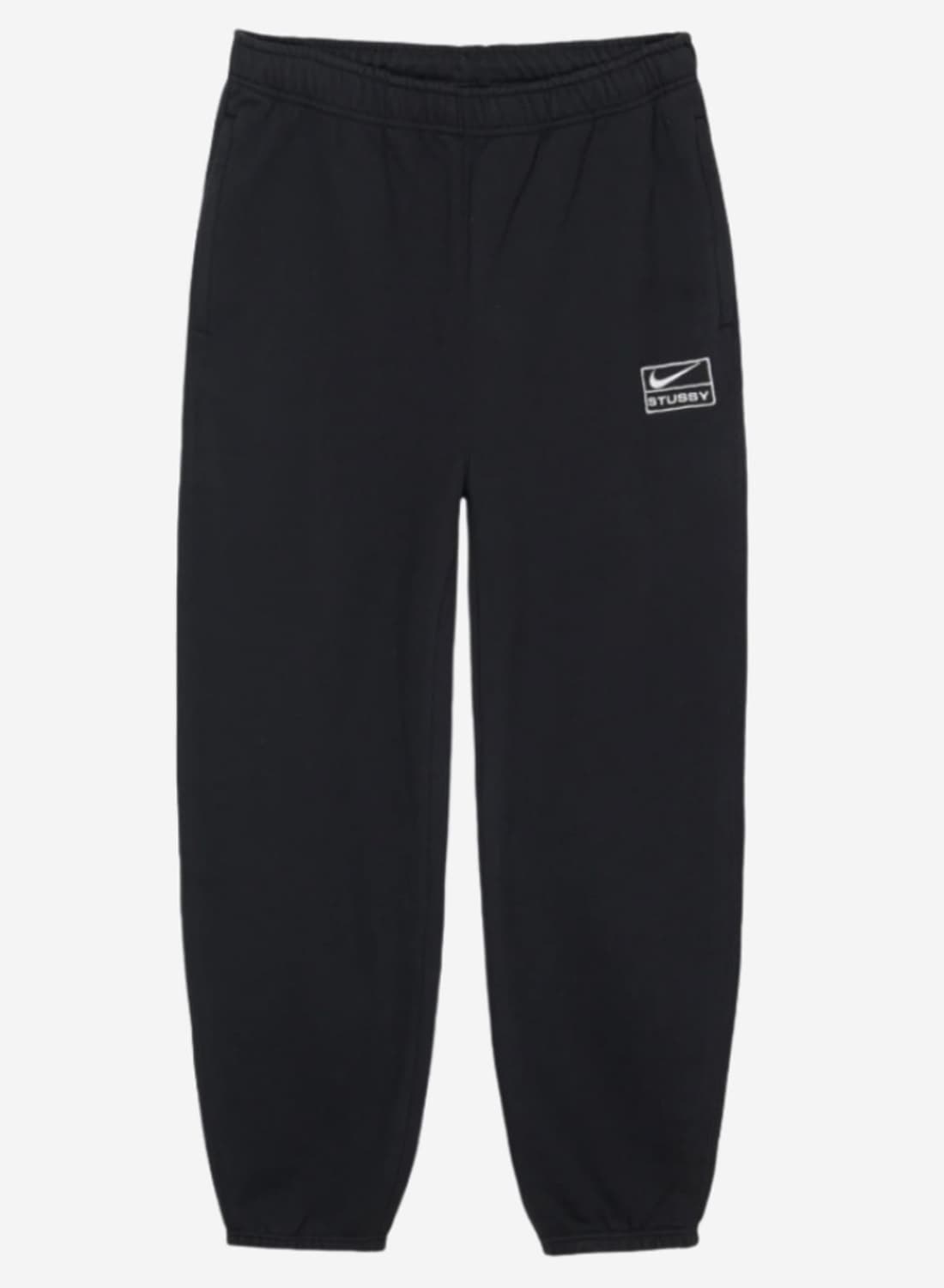 나이키 x 스투시 워시드 플리스 팬츠 블랙 (FN5235-010) 상품이미지1