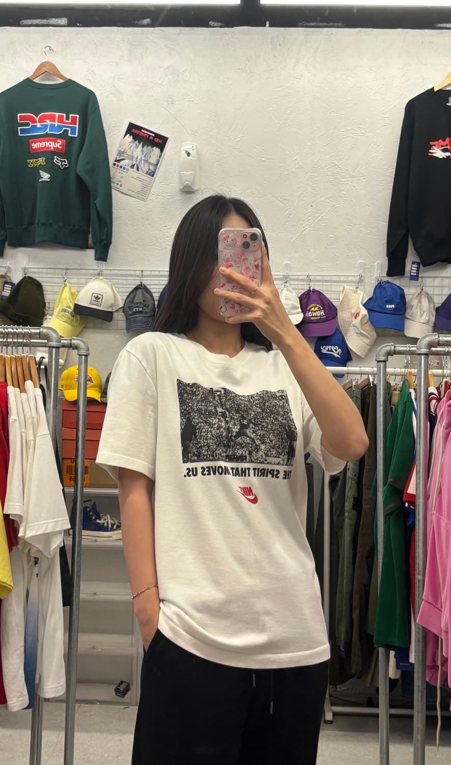나이키 스피릿 프린팅 반팔티 M 상품이미지1