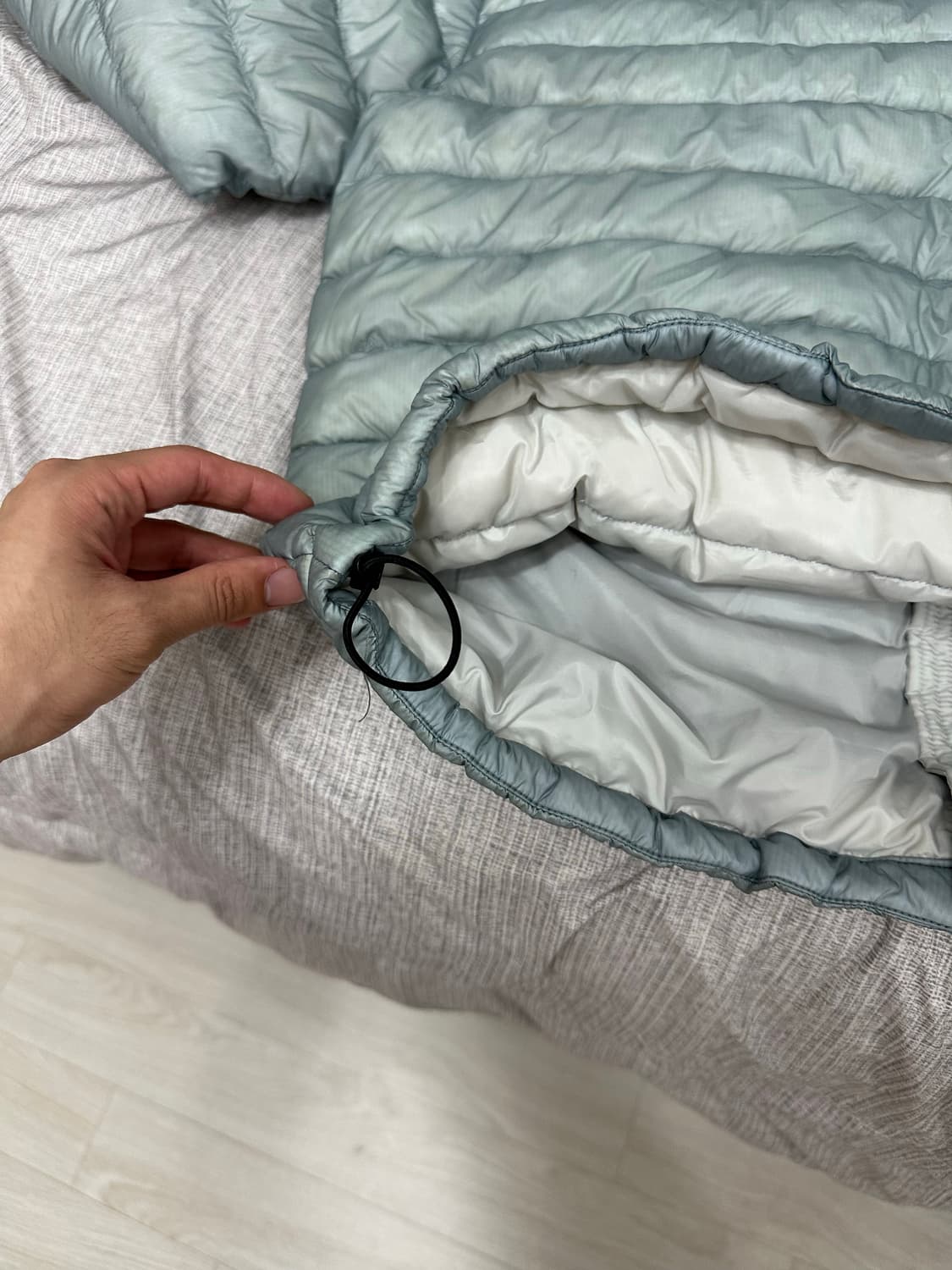 산산기어 서픽스 퍼퍼 자켓 스카이블루 23fw 2사이즈 상품이미지7