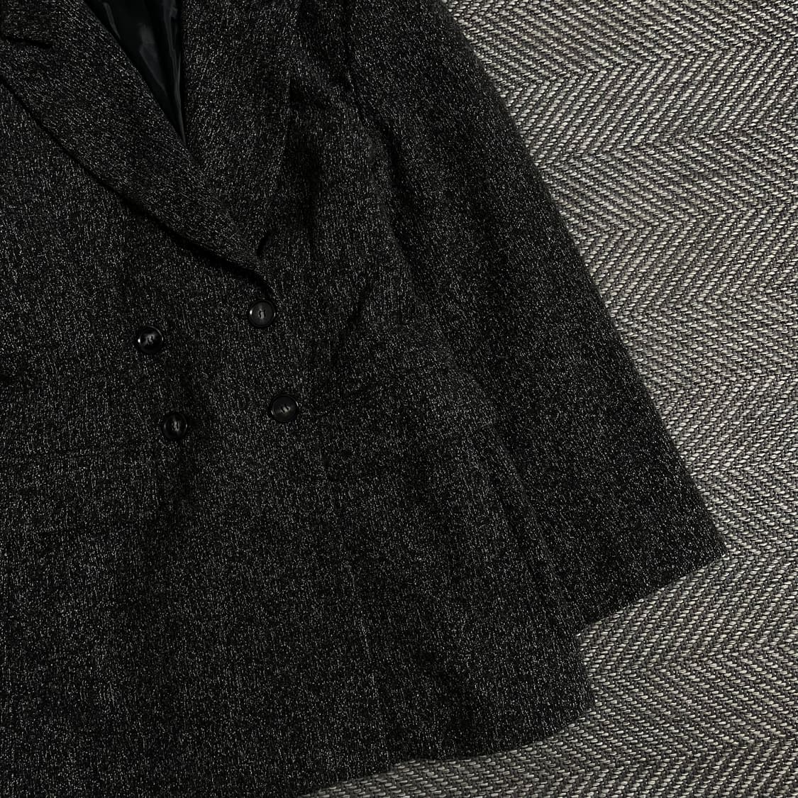 빈티지 우먼스 울 더플 하프 코트o 3313 상품이미지4