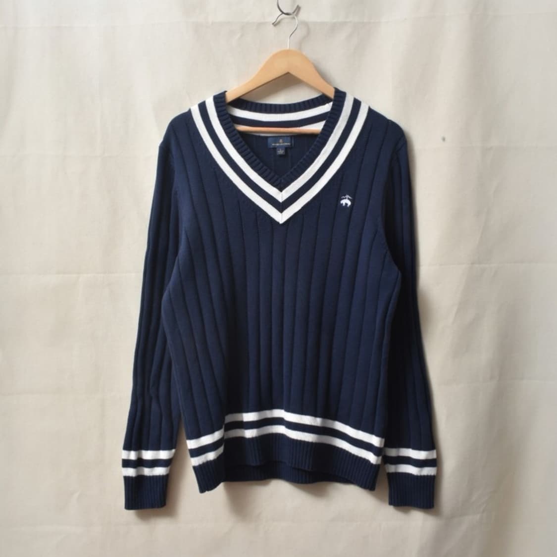 브룩스브라더스 크리켓 코튼 니트 L M0179 상품이미지1