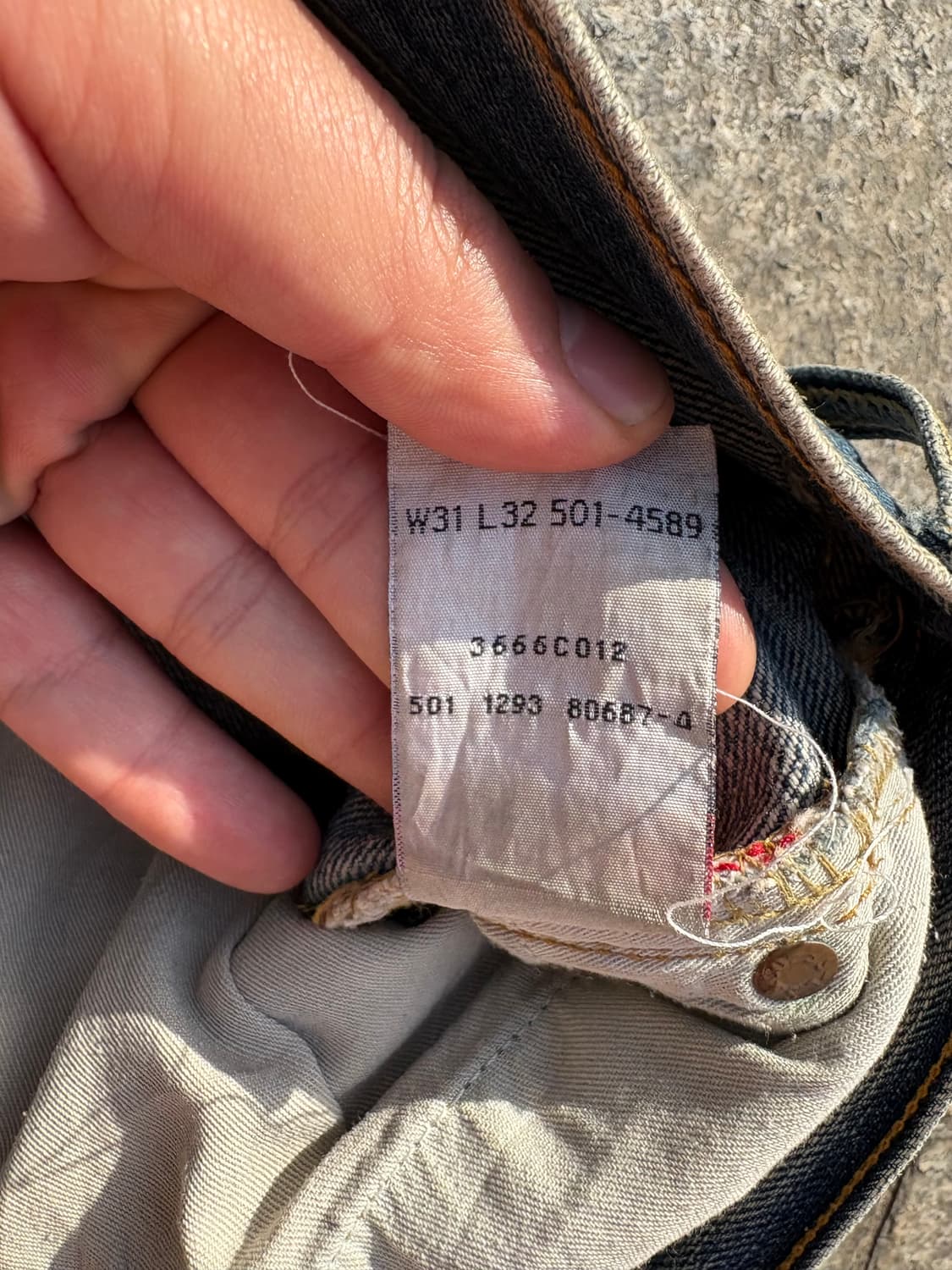 90s 리바이스 501xx 데님팬츠 상품이미지5