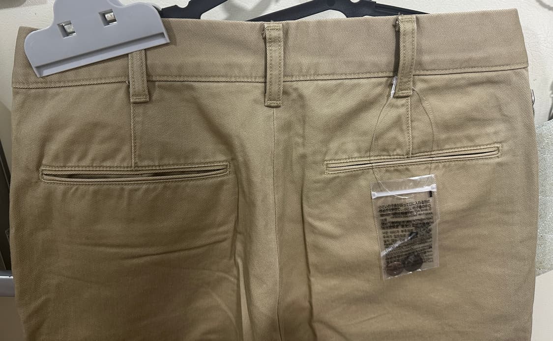 니클로 스트레이트 치노팬츠 브라운 새상품 상품이미지5