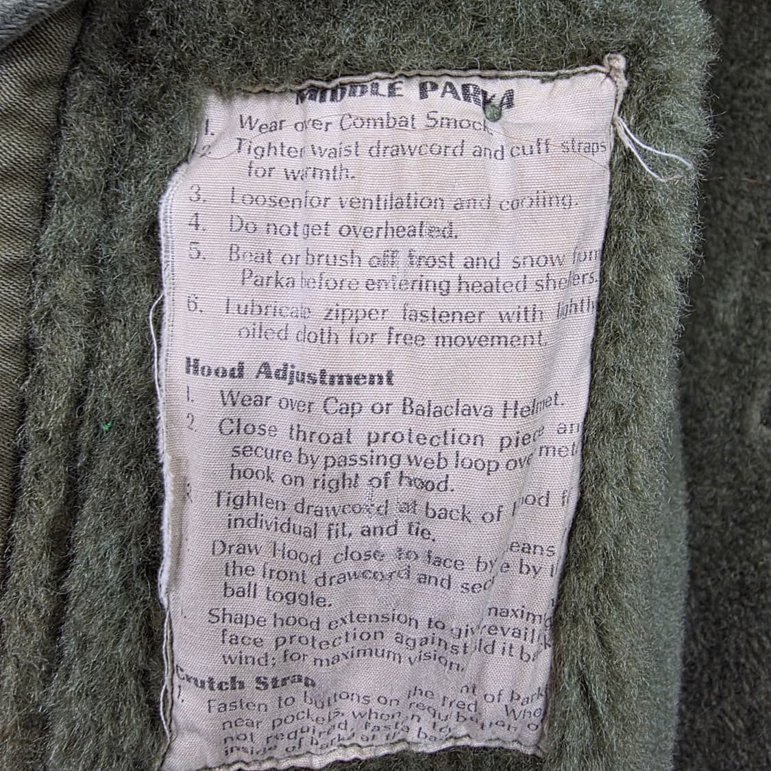 한국전쟁 1953 영국군 미들 파카 상품이미지4