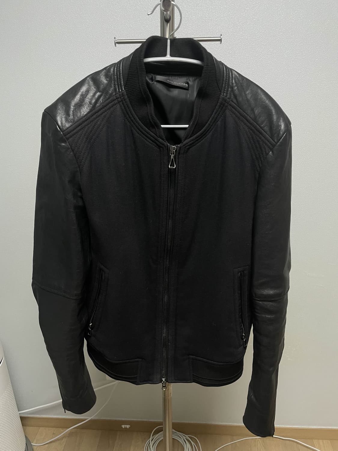 솔리드 옴므 바이커 레더 자켓 상품이미지1